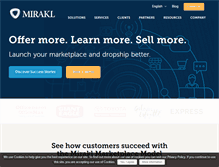 Tablet Screenshot of mirakl.com